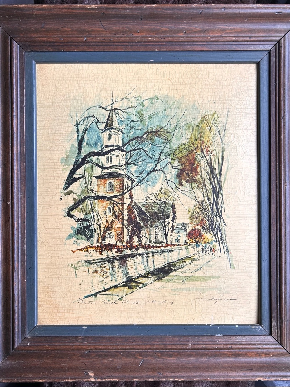 Vintage Old Courthouse - Williamsburg, John Haymson - Framed Print Picture